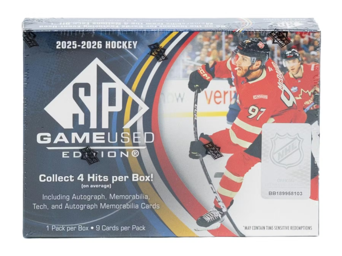 2025-26 Upper Deck SP Game Used Hockey Hobby Box *Contact Us To Order*