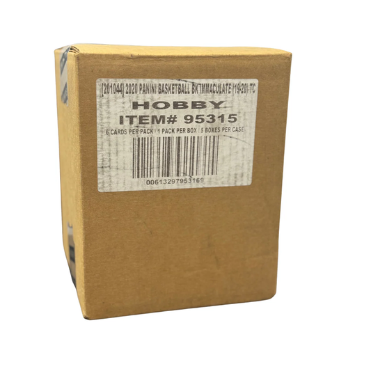 2019-20 Panini Immaculate Basketball Hobby 5-Box Case