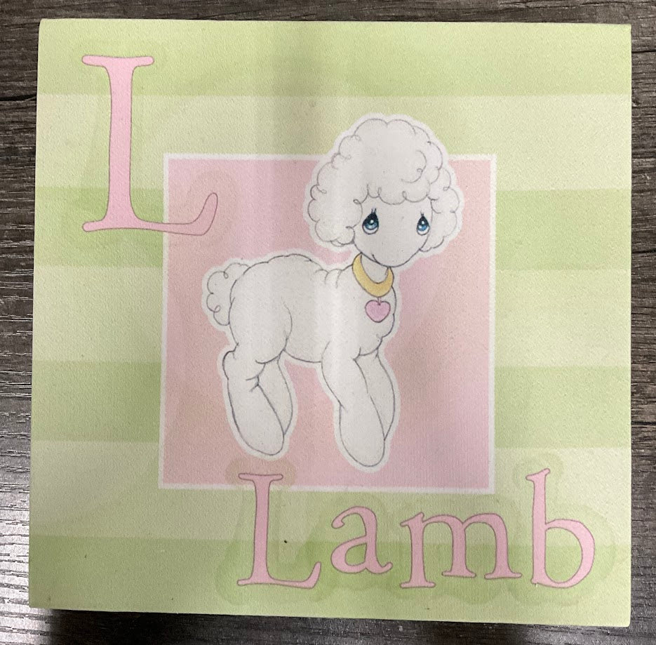 Precious Moments: Lamb Painting