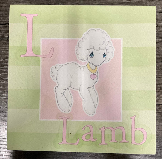 Precious Moments: Lamb Painting