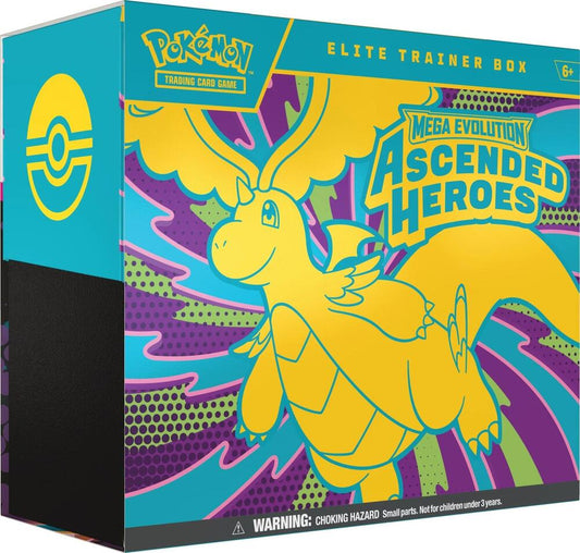 Pokemon: Mega Evolution Ascended Heroes Elite Trainer Box (ME2.5)