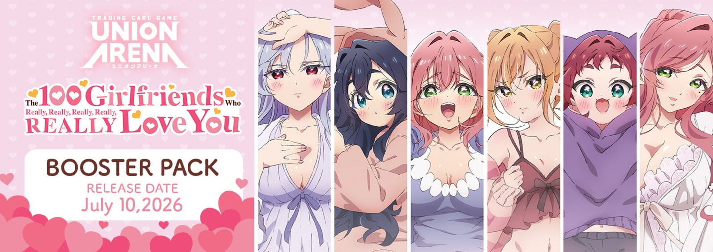 Union Arena The 100 Girlfriends Who Really Really Love You Booster Box *Expected Release Date 07-10-2026*