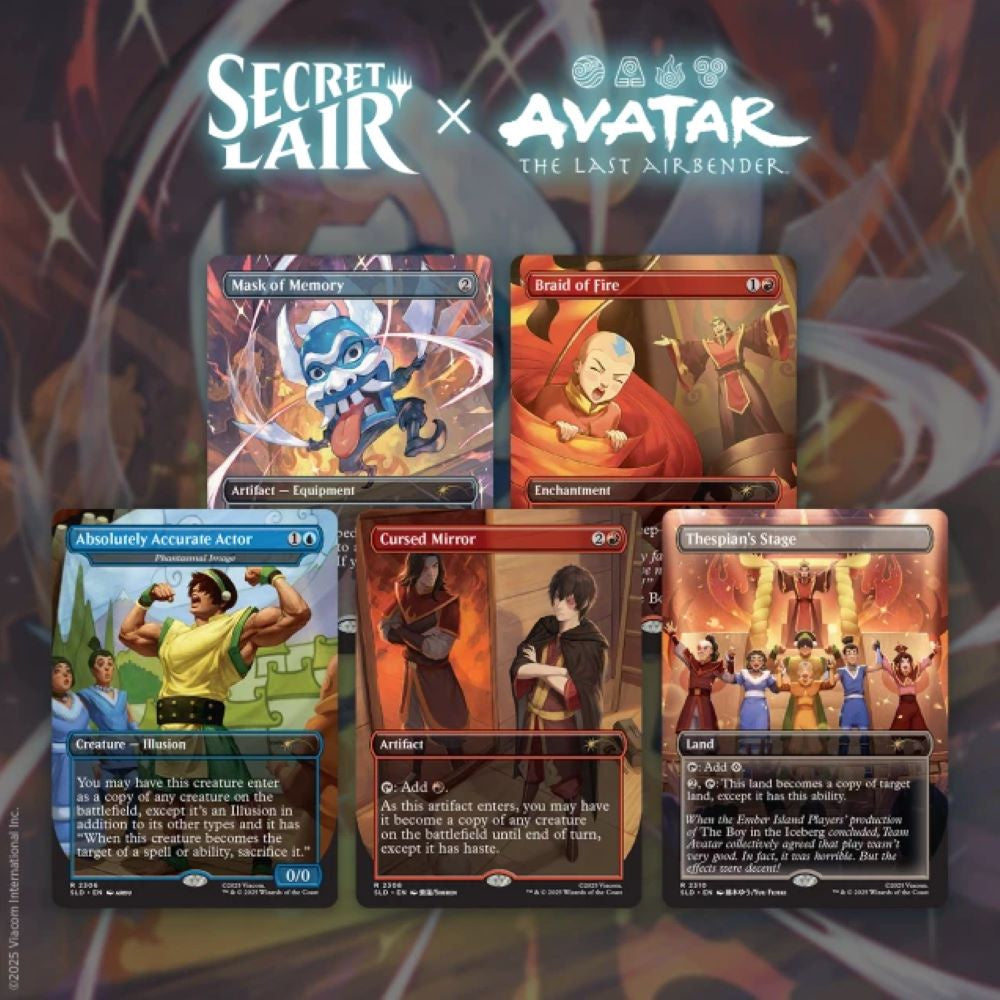 Magic the Gathering Avatar the Last Air Bender Secret Lair - Ember Island Players [Non-Foil]