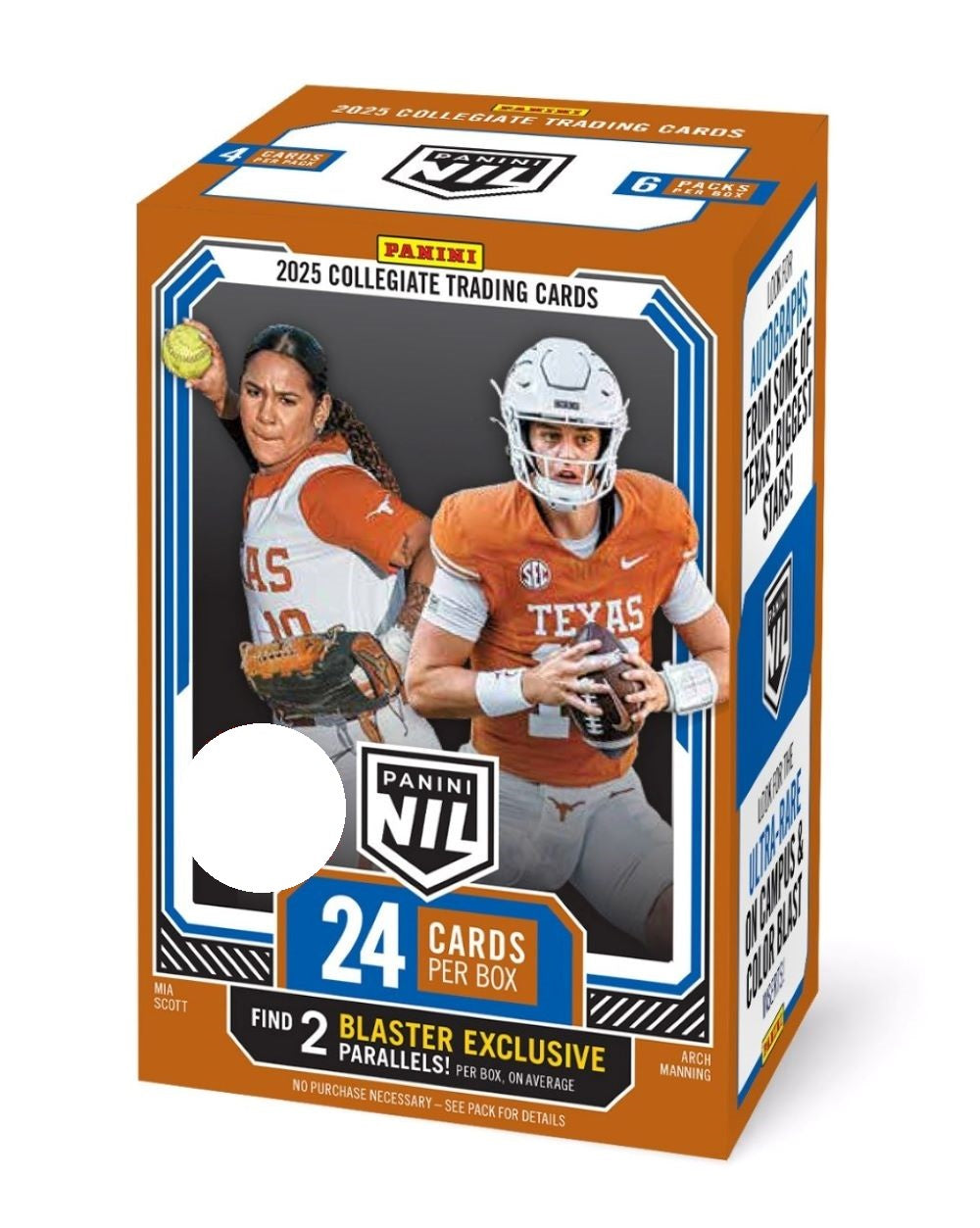 2024-25 Panini NIL Texas Longhorns Blaster Box、Panini、kayou