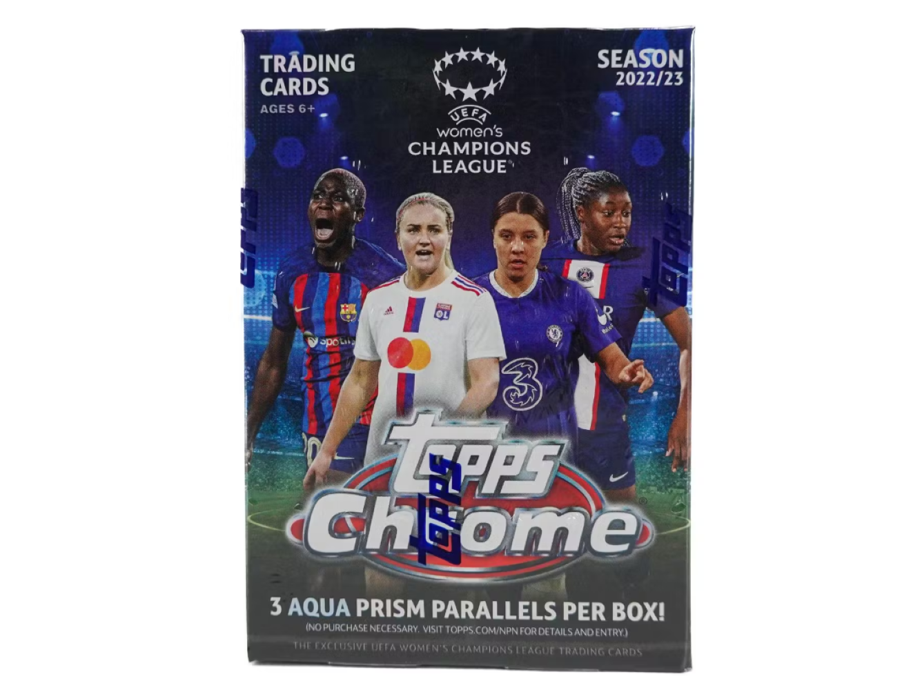2022-23 Topps UEFA Women's Champions League Chrome Soccer Blaster Box