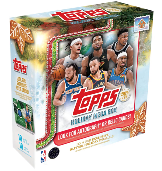 2025-26 Topps Holiday Basketball Mega Box