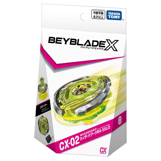 Takara Tomy Beyblade X CX-02 Wizard Arc R4-55LO