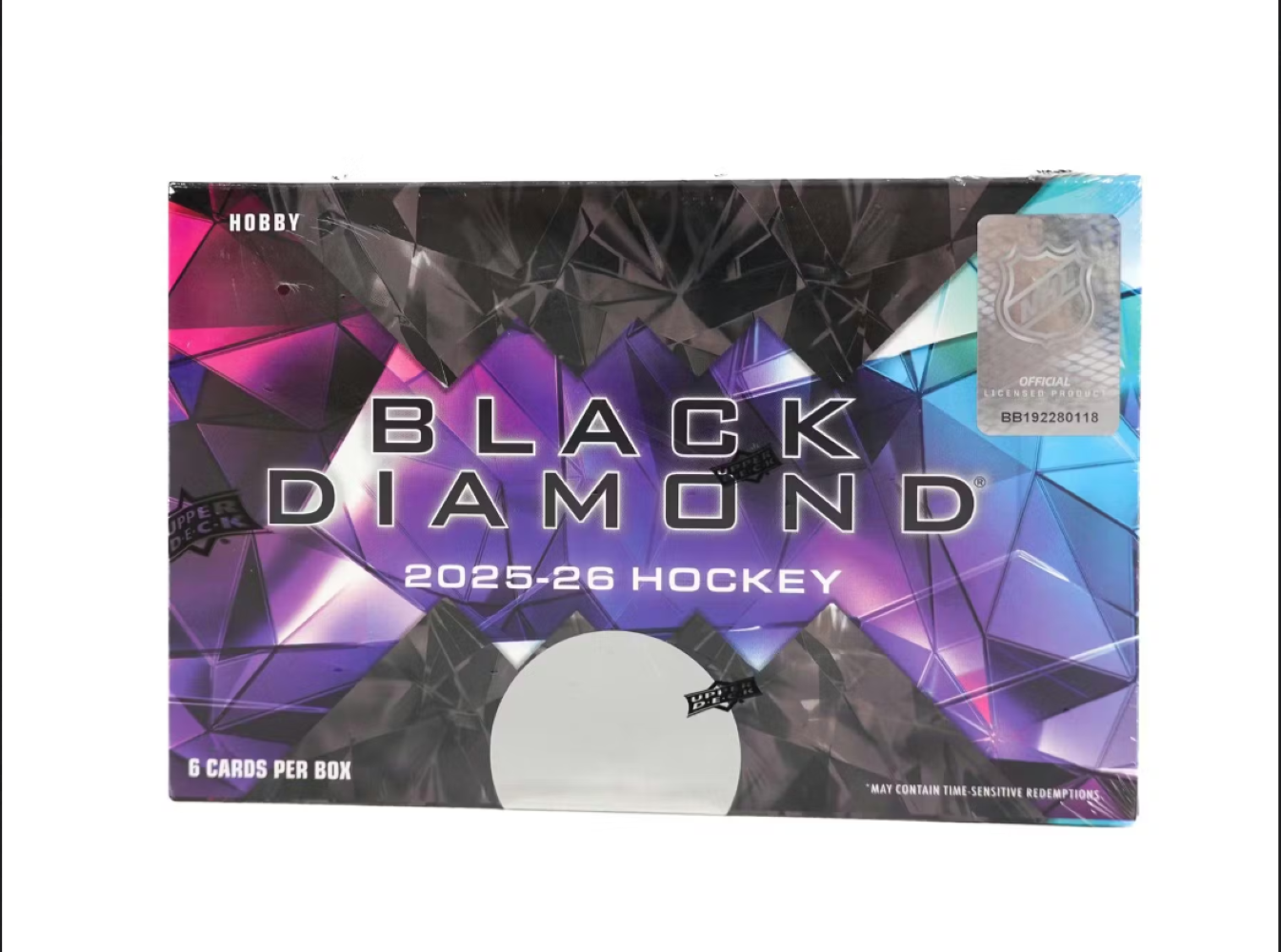 2025-26 Upper Deck Black Diamond Hockey Hobby Box *Contact Us To Order*