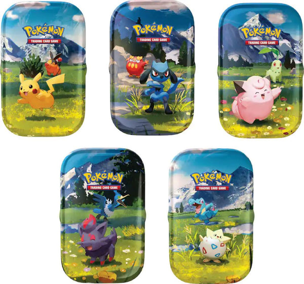 pokemon card spearow 2026 Pokemon Mega Evolution Ascended Heroes Mini Tin 5X Lot Artwork May Vary