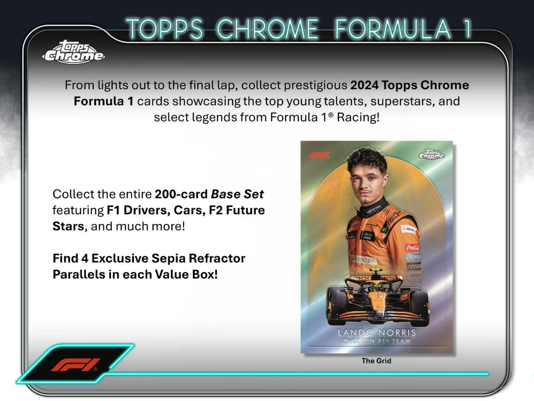2024 Topps Chrome Formula 1 Blaster Box