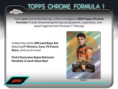2024 Topps Chrome Formula 1 Blaster Box