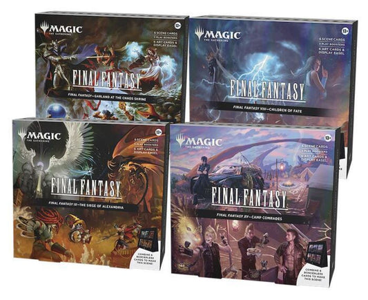 Magic the Gathering: Final Fantasy Holiday Scene Box Set of 4