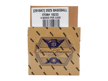 2025 Panini National Treasures Baseball Hobby Box Case