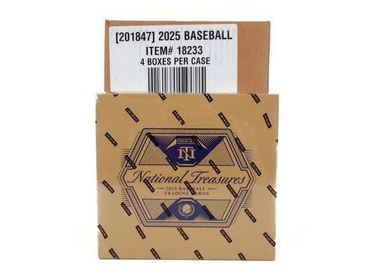2025 Panini National Treasures Baseball Hobby Box Case