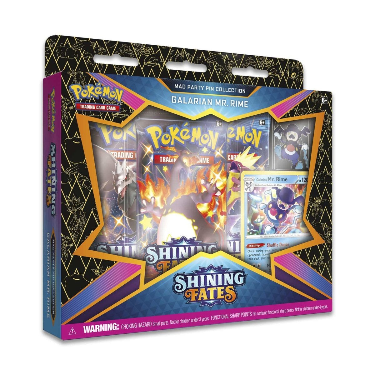 Pokemon: Shining Fates Mad Party Pin Collection [Galarian Mr. Rime]