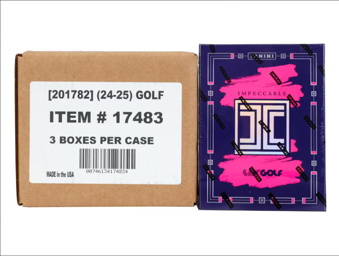 2024 Panini Impeccable LIV Golf 3-Box Hobby Case - Collector Store LLC