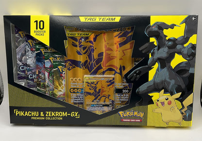 Pokemon: Pikachu & Zekrom GX Premium Collection *See Pictures for Details*