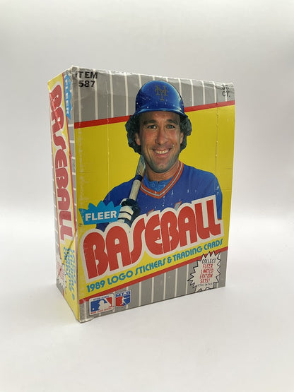 1989 Fleer Baseball Wax Box