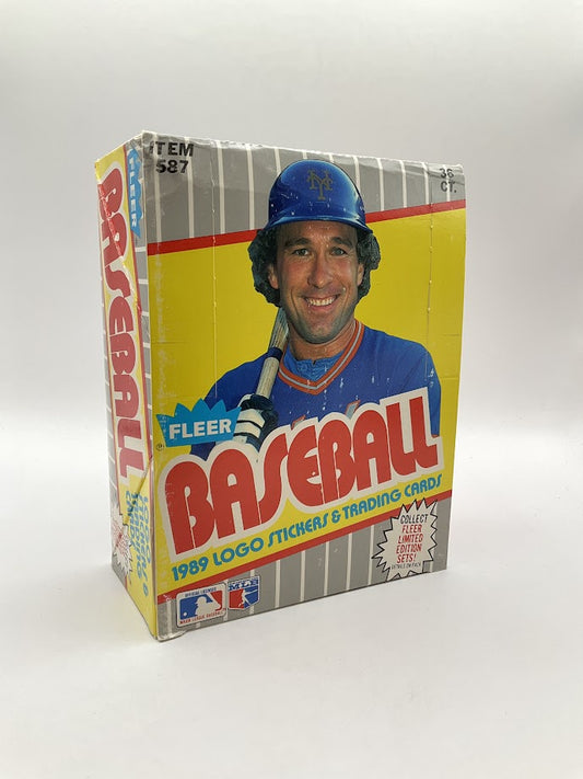 1989 Fleer Baseball Wax Box