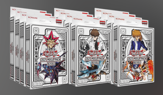 Yu-Gi-Oh! 2025 Mega Pack Bundle Display