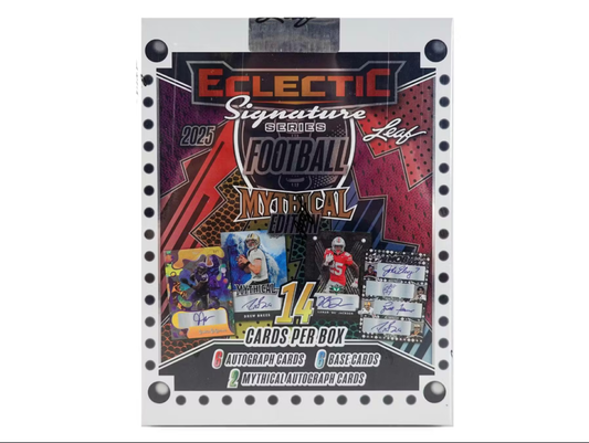 2025 Leaf Eclectic Signature Series Football Mythical Box