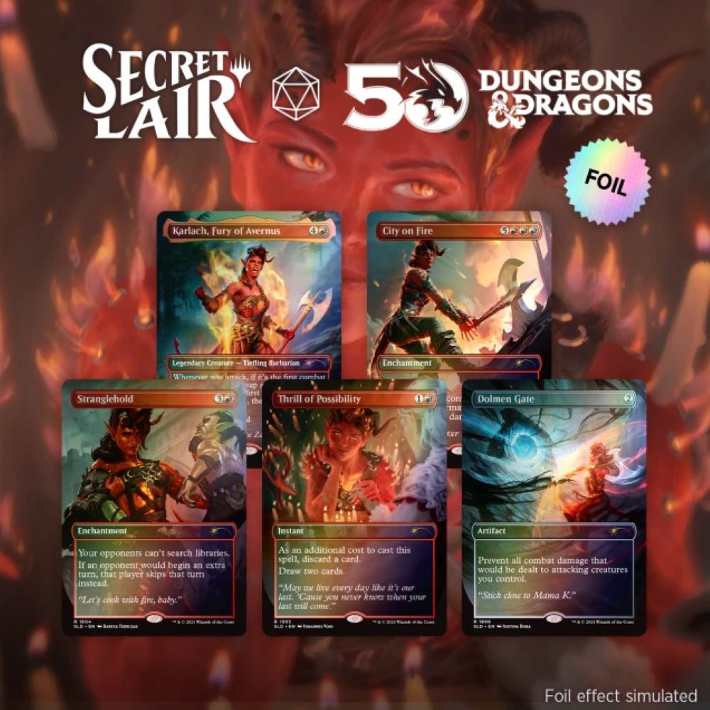 Magic the Gathering: Karlach's Rage Secret Lair Drop Series [Rainbow Foil Edition]
