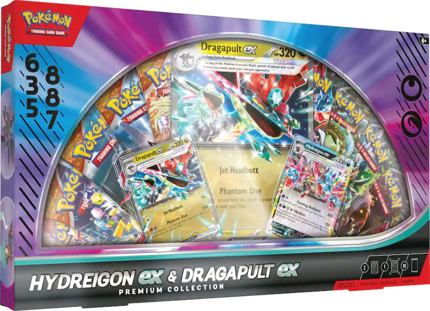 Pokemon: Hydreigon ex & Dragapult ex Premium Collection