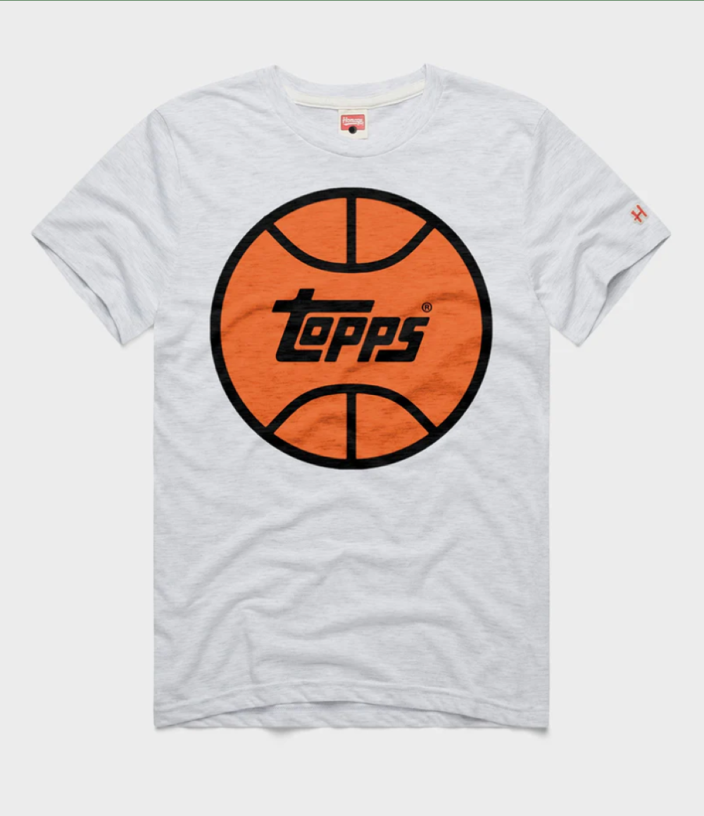 Homage Topps Basketball Ash T-Shirt - Medium、Topps、kayou