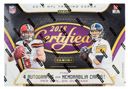 2018 Panini Certified Football Hobby Box