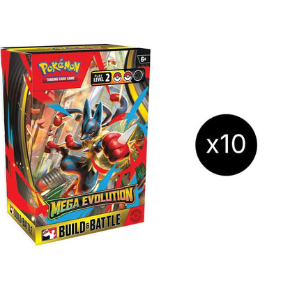 Pokemon: Mega Evolution Build & Battle 10ct Display Box