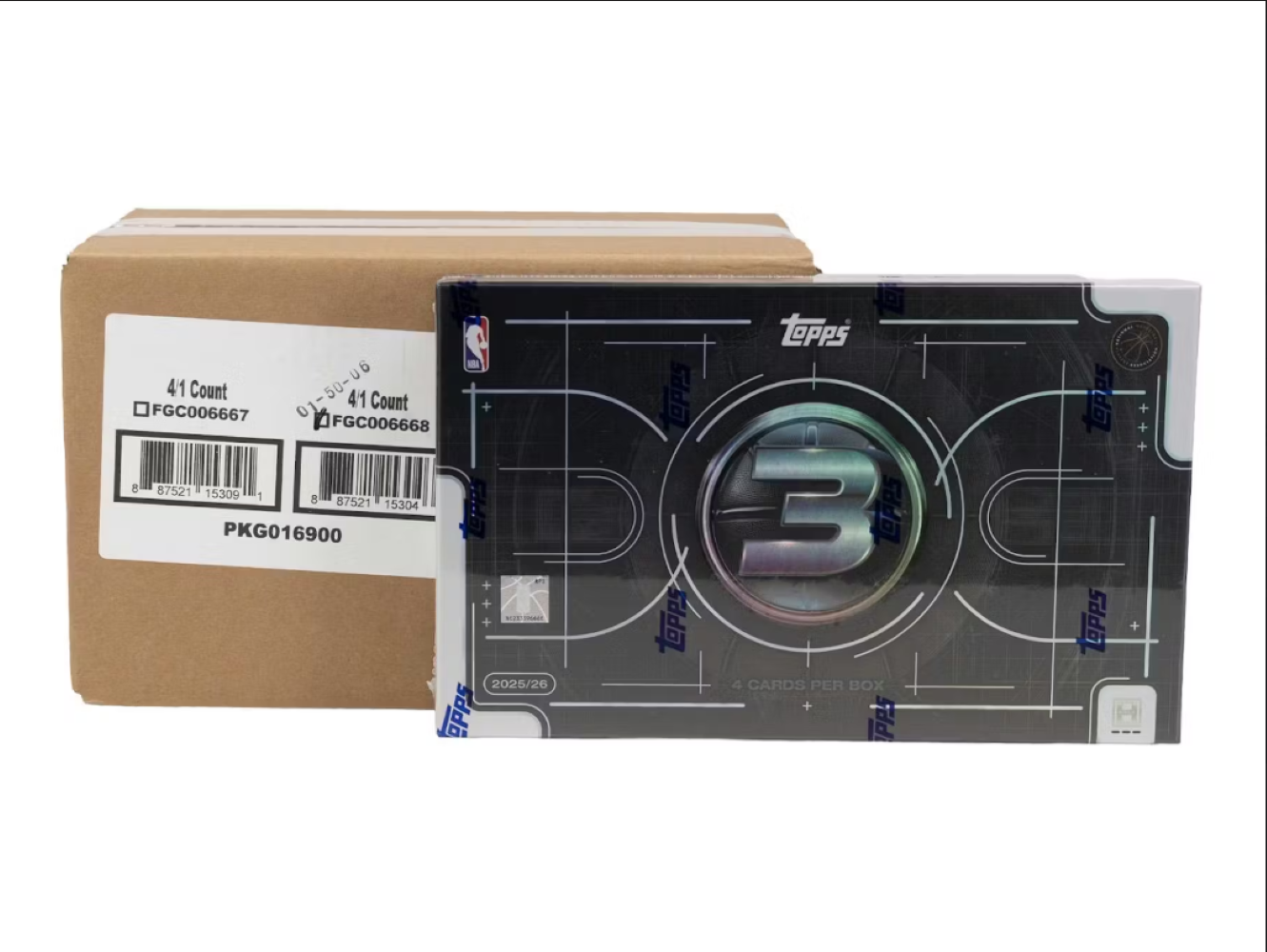 2025-26 Topps Three Basketball Hobby Box Case、Topps、kayou