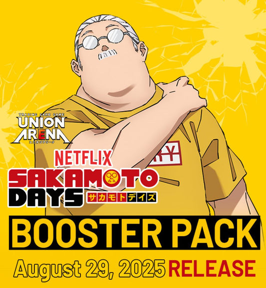 Union Arena Sakamoto Days Booster Box *Expected Release Date 05-29-2026*