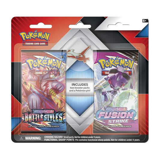 Pokemon: Latias Collector's Pin 2 Pack Blister