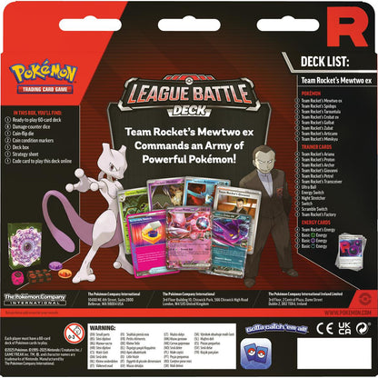 Pokemon Team Rocket's Mewtwo ex League Battle Deck
