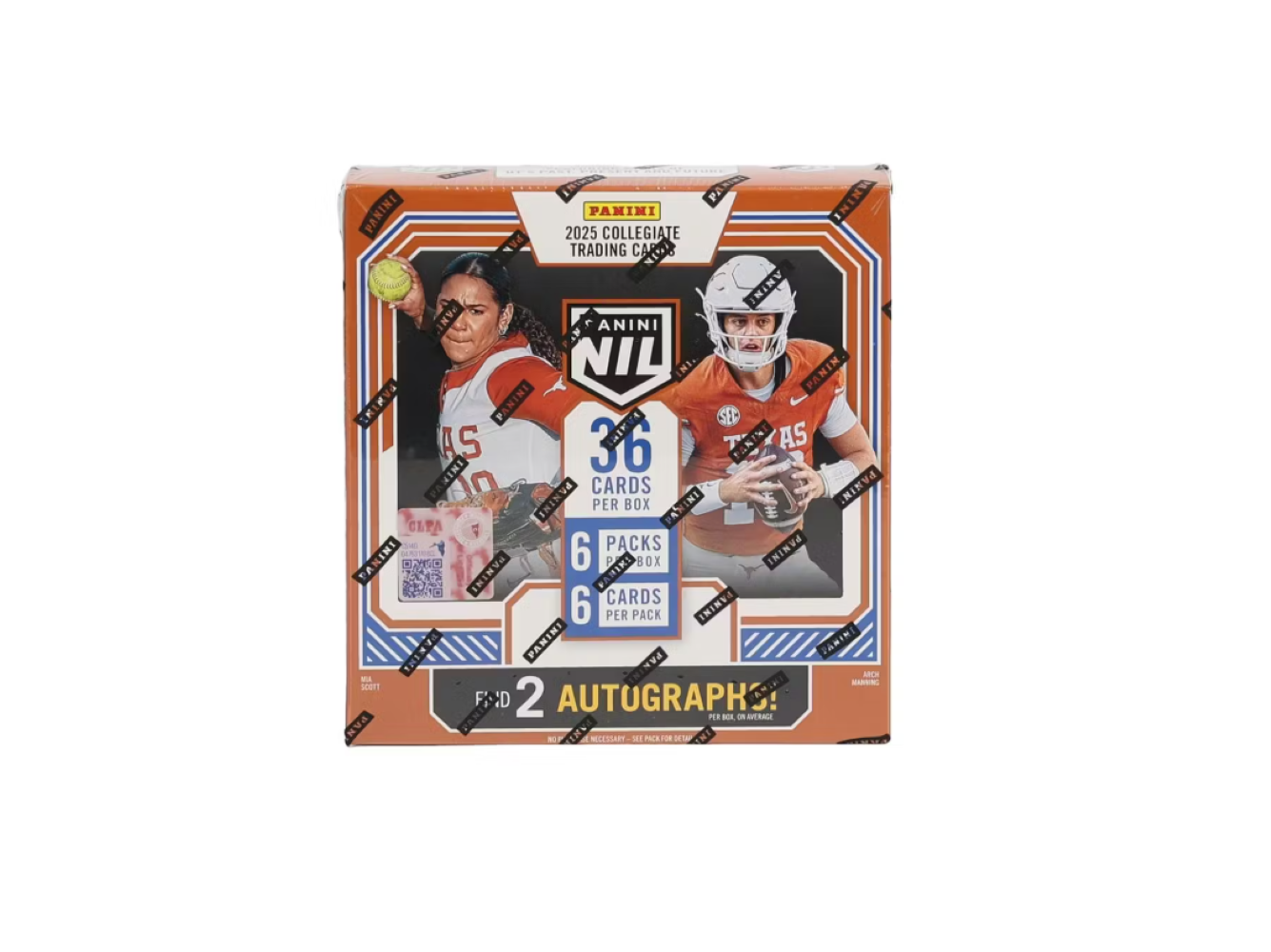 2024-25 Panini NIL Texas Longhorns Hobby Box