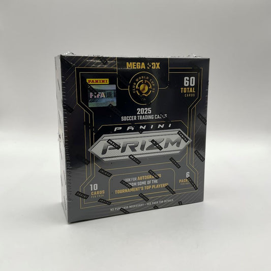 2025 Panini Prizm Fifa Club World Cup Soccer Hobby Mega Box