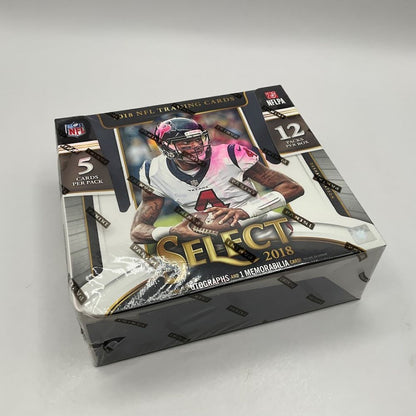 2018 Panini Select Football Hobby Box *See Photos For Condition*