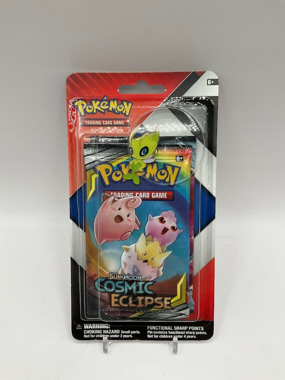 Pokemon: Celebi Pin 2 Pack Blister [1 Cosmic Eclipse, 1 Chilling Reign ...