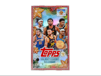 2025-26 Topps Holiday Basketball Countdown Calendar