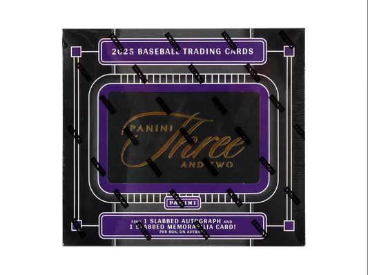 2025 Panini Three & Two Baseball Hobby Box