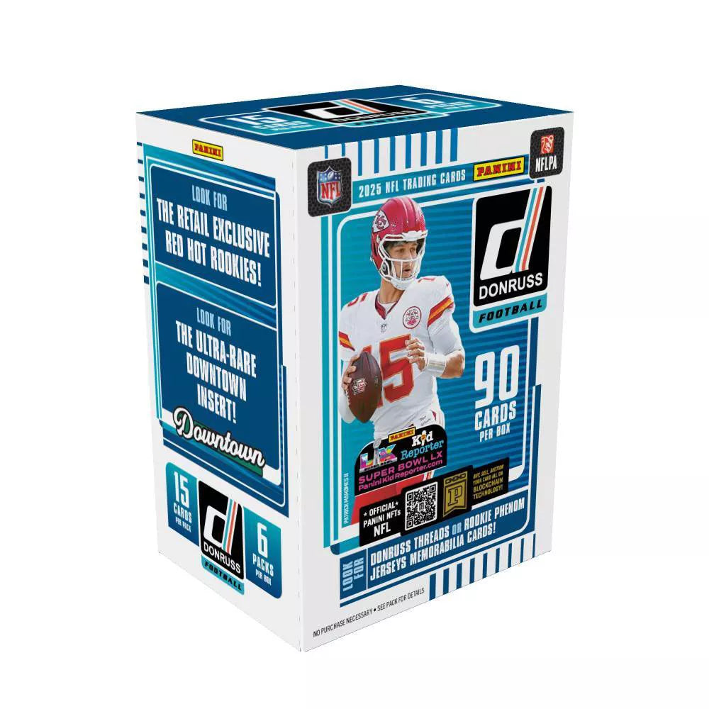 2025 Donruss Football Blaster Box (Red Hot Rookies)