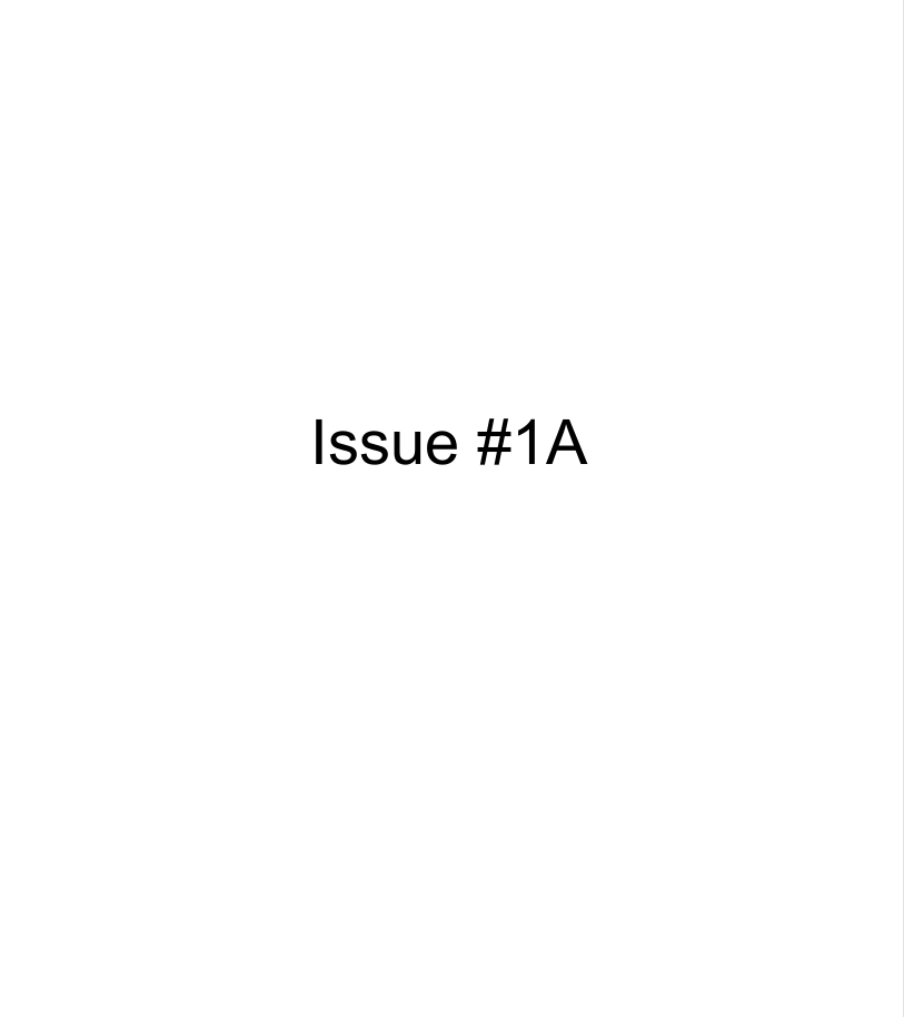 Animal Pound Ashcan Issue #1A