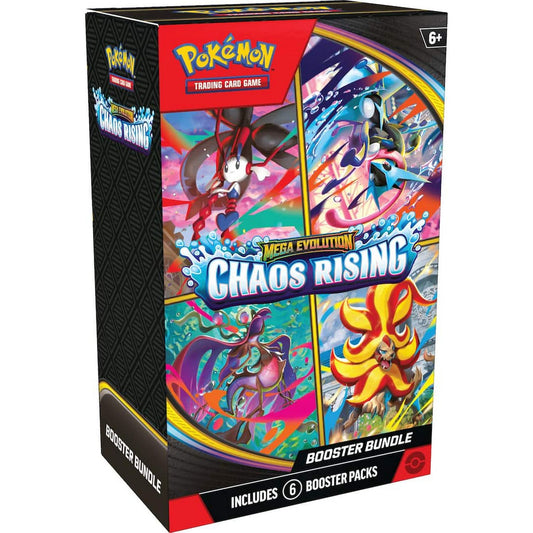 Pokémon: Mega Evolution - Chaos Rising Booster Bundle (ME04) *Expected Release Date 05-22-2026*