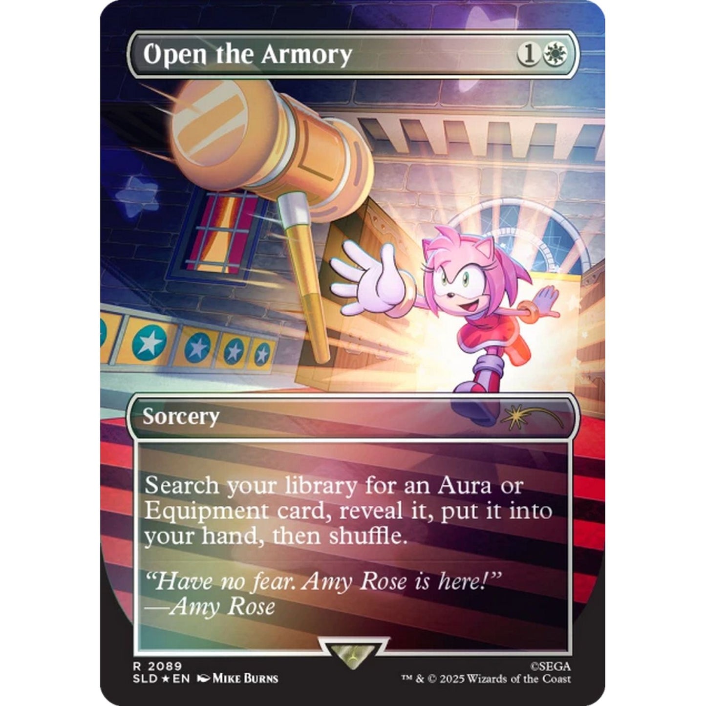 Magic the Gathering: Secret Lair X Sonic Chasing Adventure [Rainbow Foil]