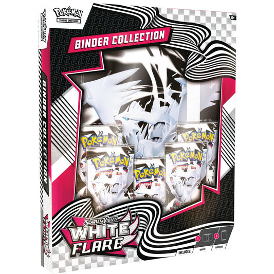 Pokemon: Scarlet & Violet White Flare Binder Collection - Collector Store LLC