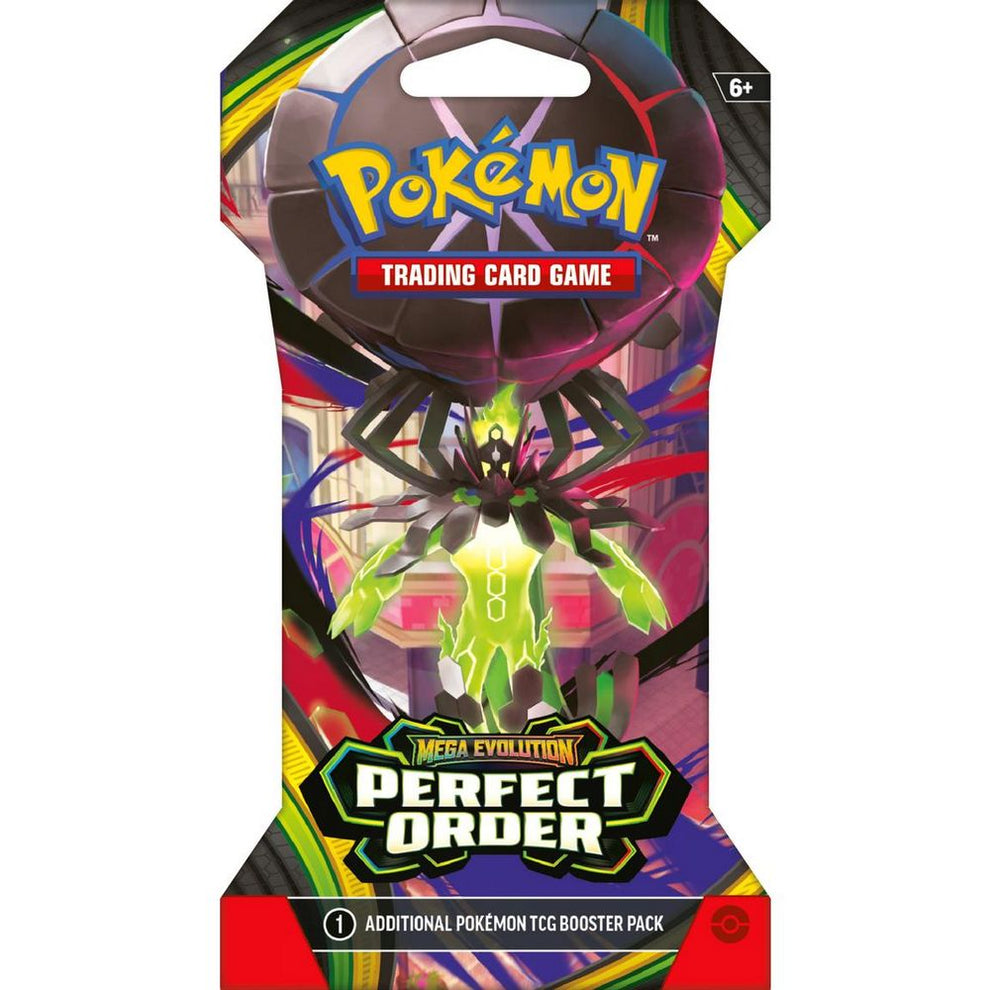 Pokemon ME3 Perfect Order Sleeved Booster Pack | Mega Zygarde Pokemon ME3 Perfect Order Sleeved Booster Pack | Mega Zygarde