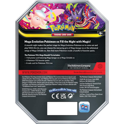Pokemon: Mega Moonlit Tin (Random)