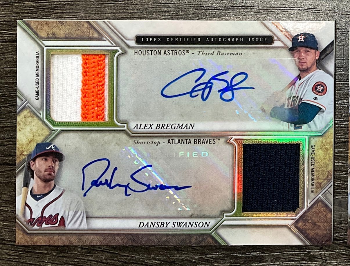 2017 Topps Triple Threads Deca Relic Auto Combo Book Card #ARC - 13 - Collector Store LLC