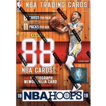 2018 - 19 Panini NBA Hoops Basketball Blaster Box - Collector Store LLC