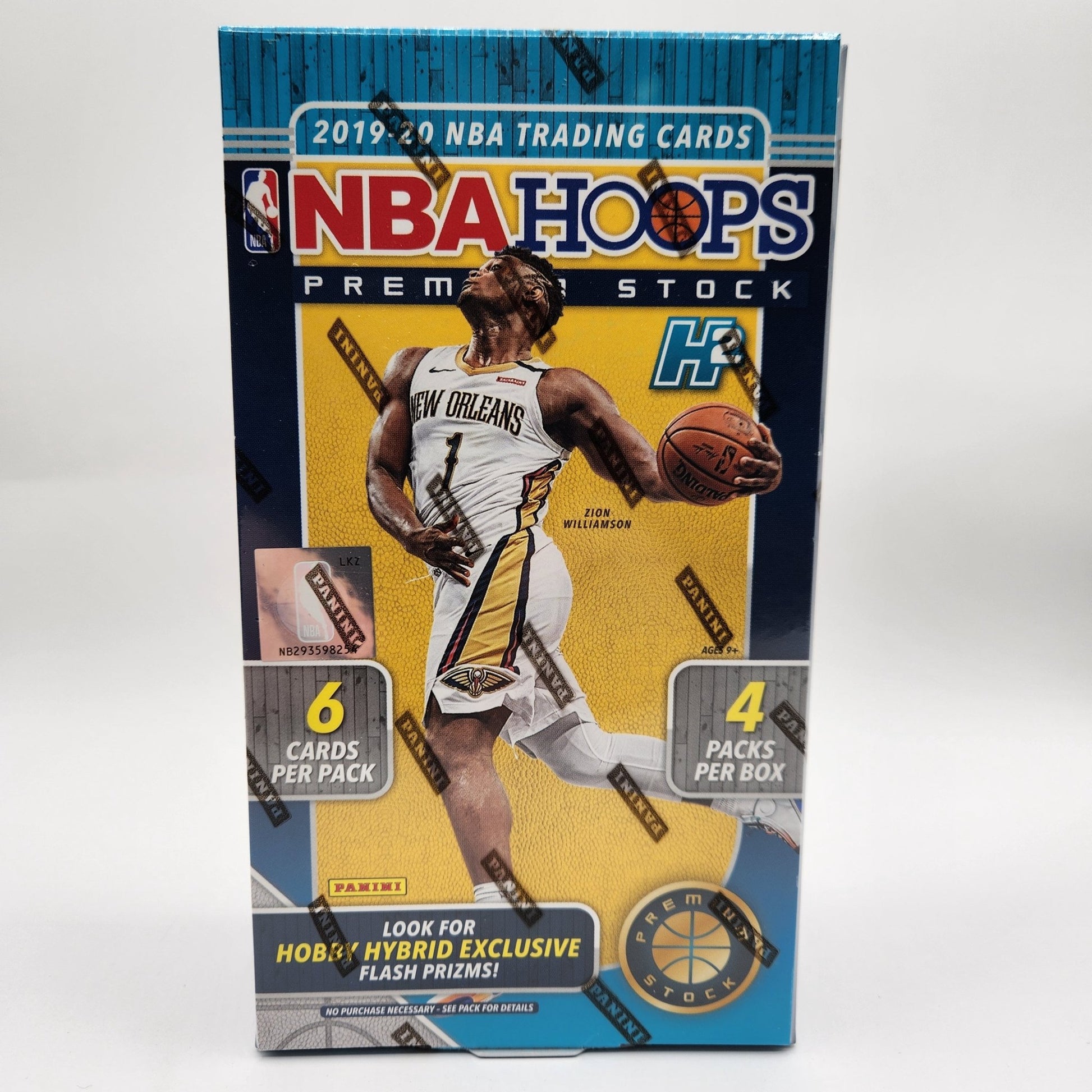 2019 - 20 Panini Hoops Premium Stock Hobby Hybrid Box - Collector Store LLC